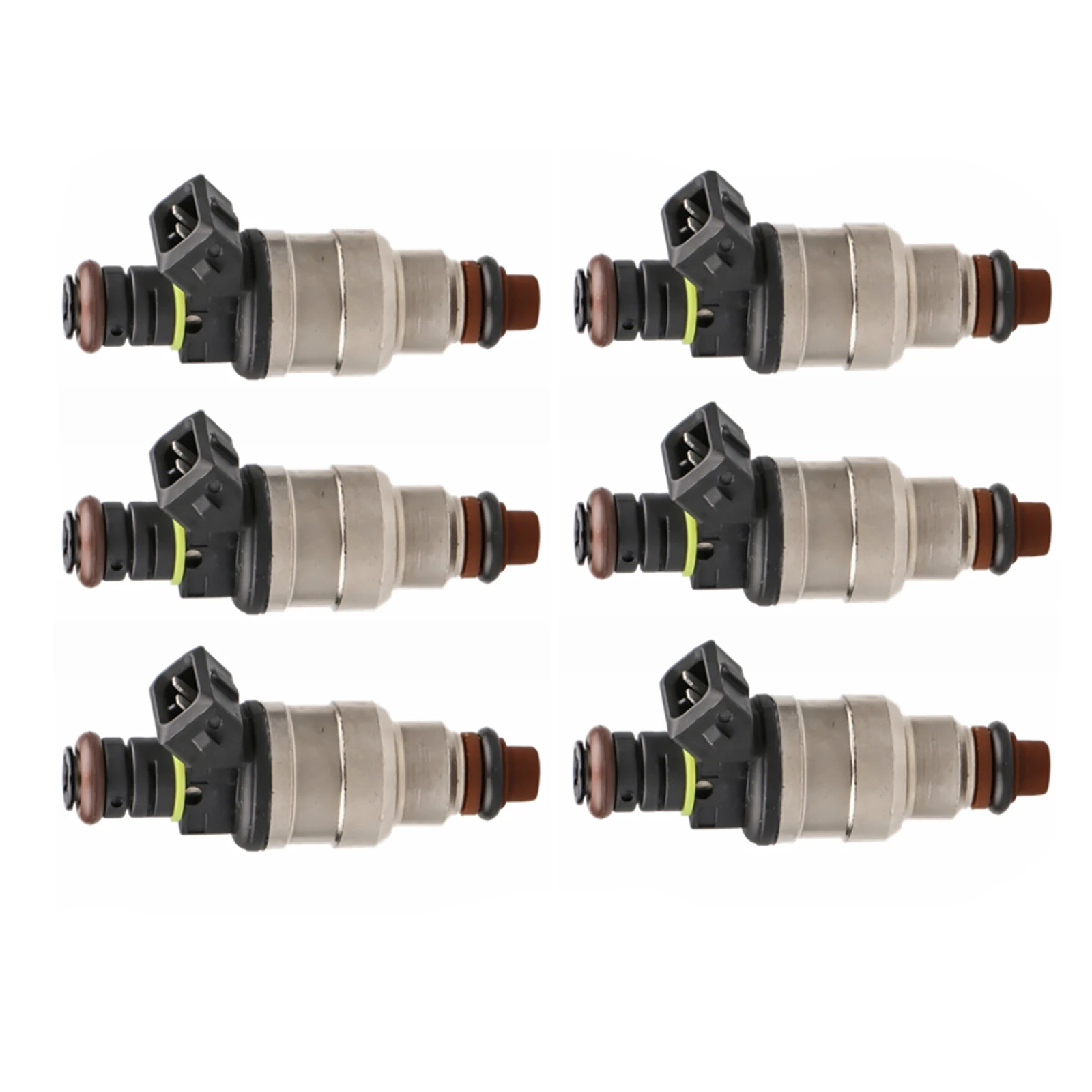 

Топливные форсунки F47E-A2E F47E-A2F, 6 шт., для Ford Mustang Ranger Bronco F-150 2.3L 2.9L 4.0L 5.0L, 14 фунтов, высокий импеданс, EV1