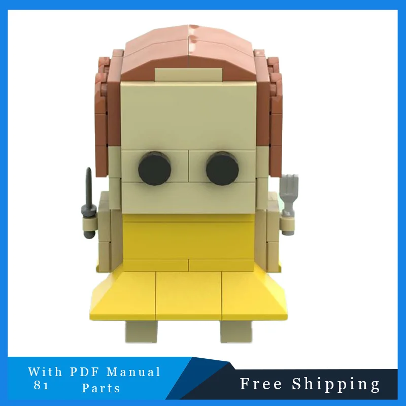 

81 Parts Creative Cute Brickheadz Bricks Christmas Birthday Gift DIY Education Assemble Building Blocks Toys For Boys And Girls