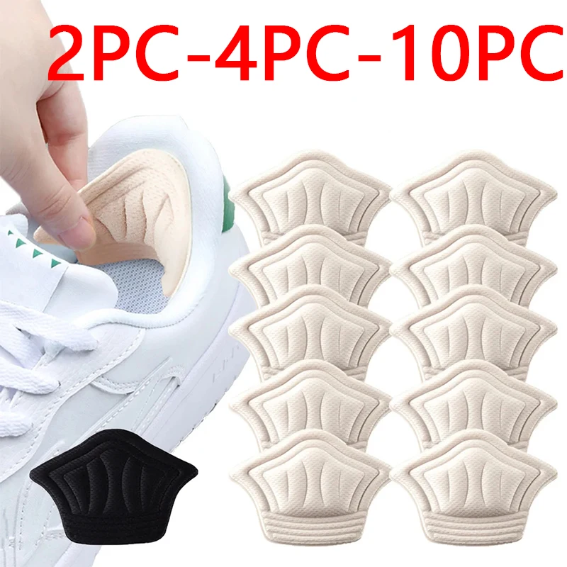 

2PC Antiwear Feet Pad Insoles Patch Heel Pads for Sport Shoes Adjustable Size Cushion Insert Insole Heel Protector Back Sticker