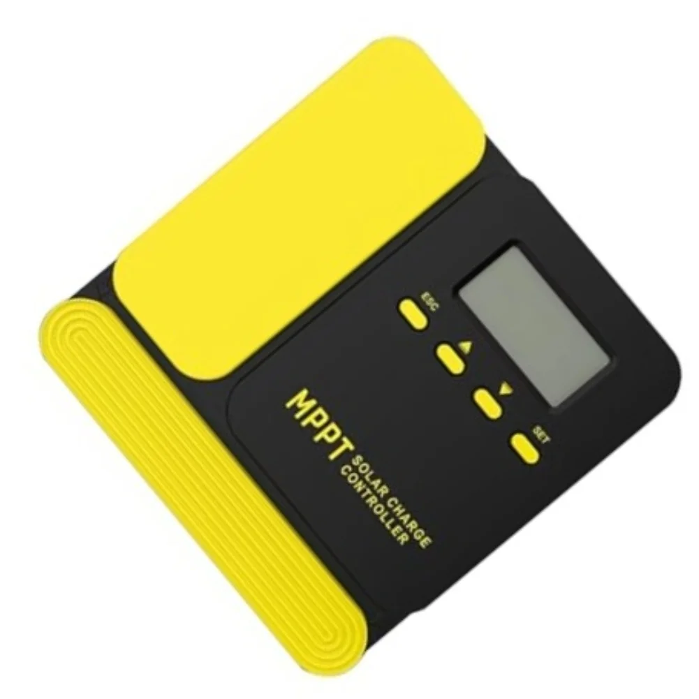 10A 20A For MPPT Solar Controller for 12V 24V Battery Banks LCD Display Real Time Voltage Current for temp Readout