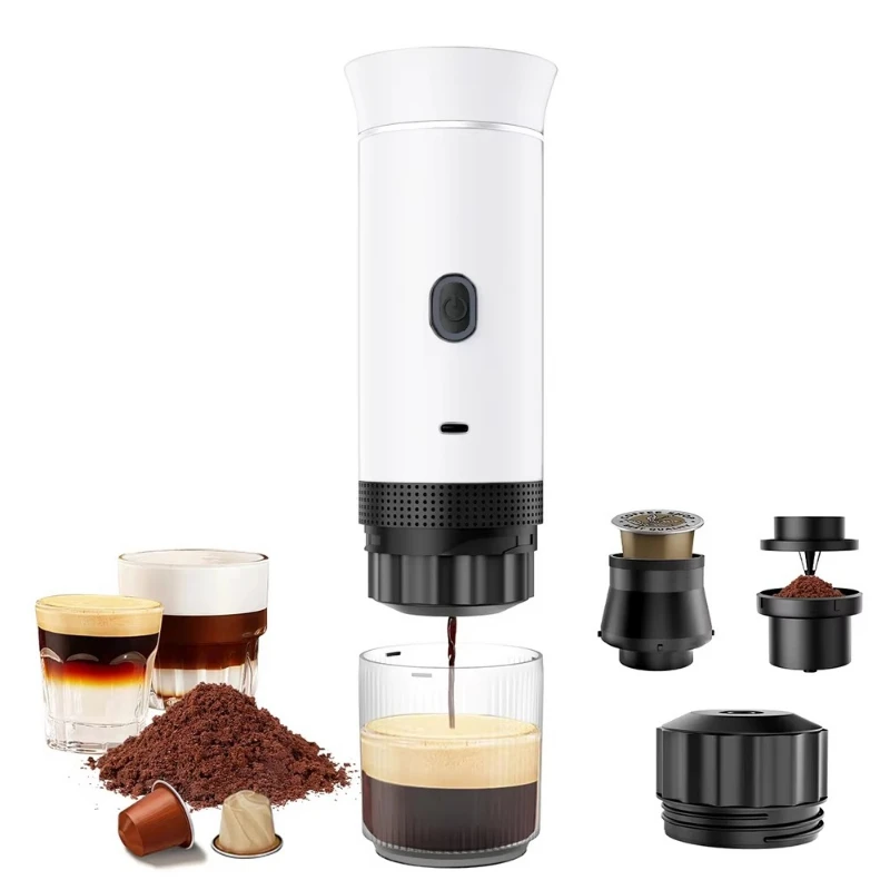 Portable Camping Espresso Maker - Mini Coffee Maker for Travel and Outdoor Use