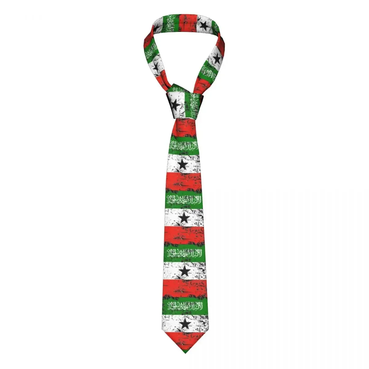 Somaliland Country Flag Neckties Unisex Fashion Polyester 8 cm Narrow Neck Tie for Men Shirt Accessories Cravat Wedding Business