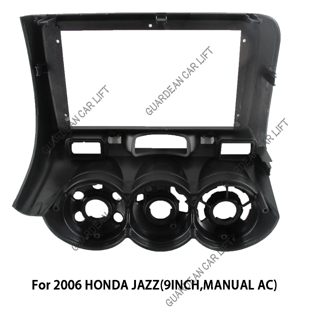 Car 9 inch 2 Din Stereo o Fascia o DVD Panel Bezel Frame Installation Trim Left/right Wheel for Honda Fit City Jazz 2006