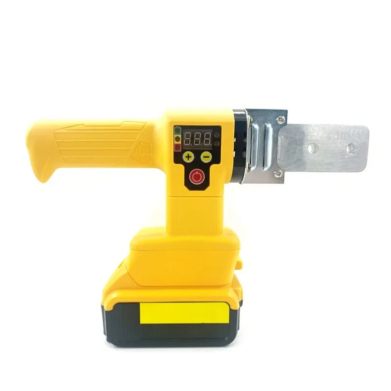 Saldatrice di plastica Cordless PE/PPR/PB/PPC saldatrice per tubi di fusione di tubi Max 320 ° riscaldamento del tubo per batteria Dewalt 20V 18V