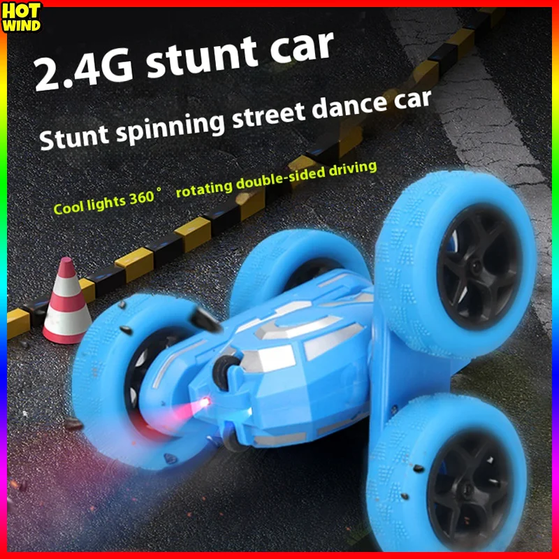 

New Jjrc Remote-controlled Car Q176 360 Degree Rotating Rolling Car Special Effects 2.4g Wireless Children's Toy Gift