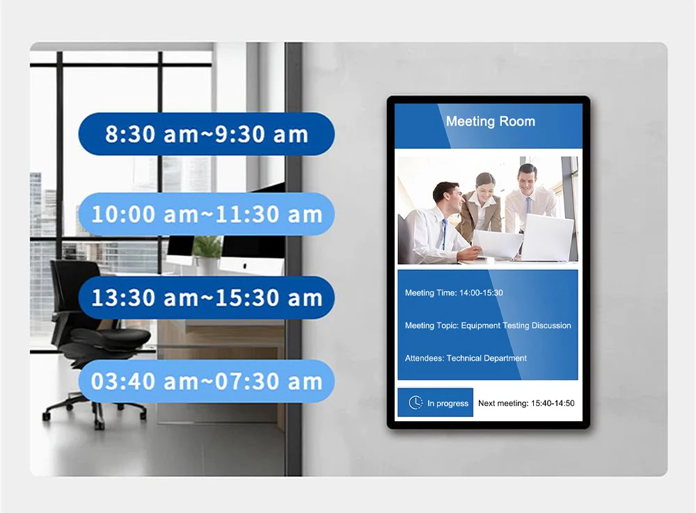 13,3~43 Zoll Wandmontiertes Healthcare-System, Triage-Warteschlangen-System, Arztinformationsanzeige, Digital Signage, Triage-Bildschirm – Detail 10