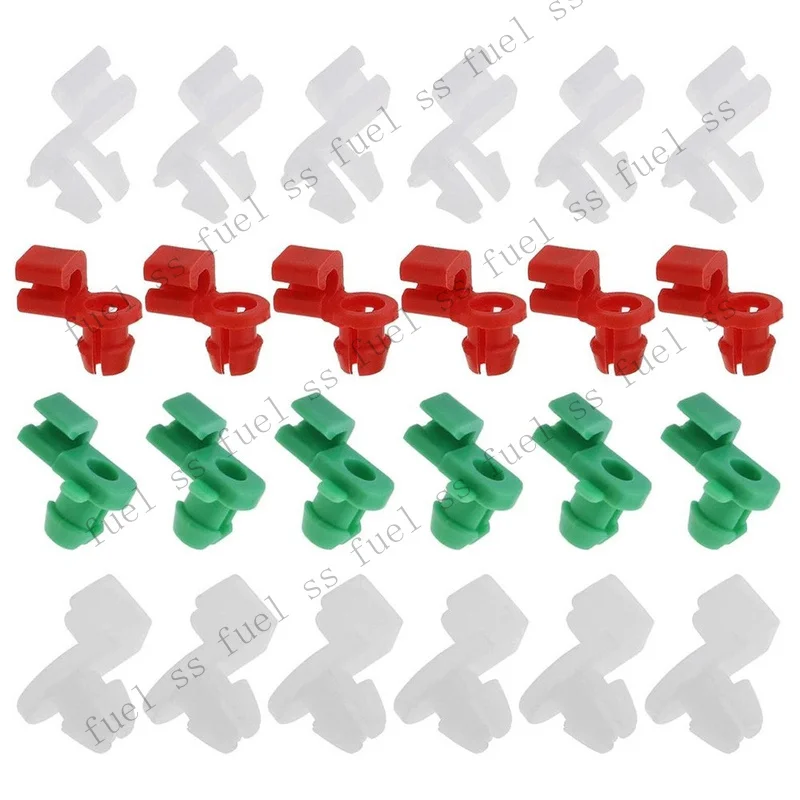 S+ 24 PCS Car Left Right Driver Door Lock Rod Clips for Most Car 2-3.5mm Hole