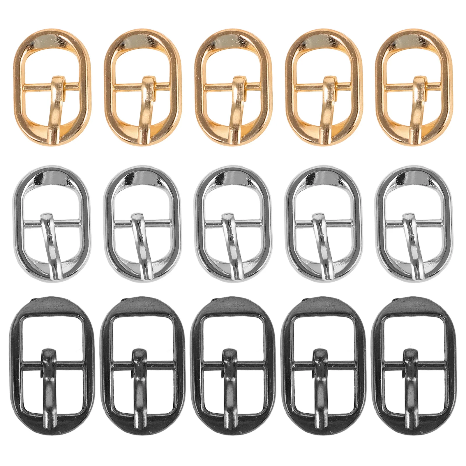 30 قطعة حزام من الفولاذ المقاوم للصدأ ذاتي الشق لقطع غيار الحرف اليدوية ذاتية الصنع أبازيم حزام صغيرة إكسسوارات الملابس أبازيم حزام #6