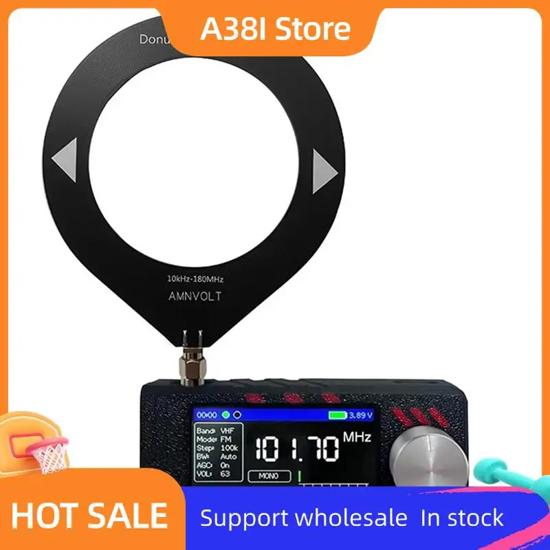 

A38I Upgraded 0.5-108Mhz Version ATS MINI PRO SI4732 Full Band DSP Radio, Pocket Receiver, FM AM MW SW SSB, V1.01 ESP32-S3