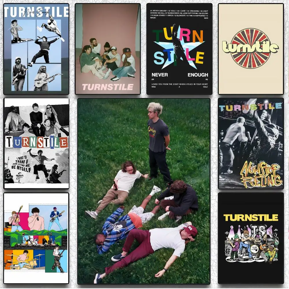 band punk T-Turnstile Poster Art Wall Decor Indoor Outdoor for Collectors