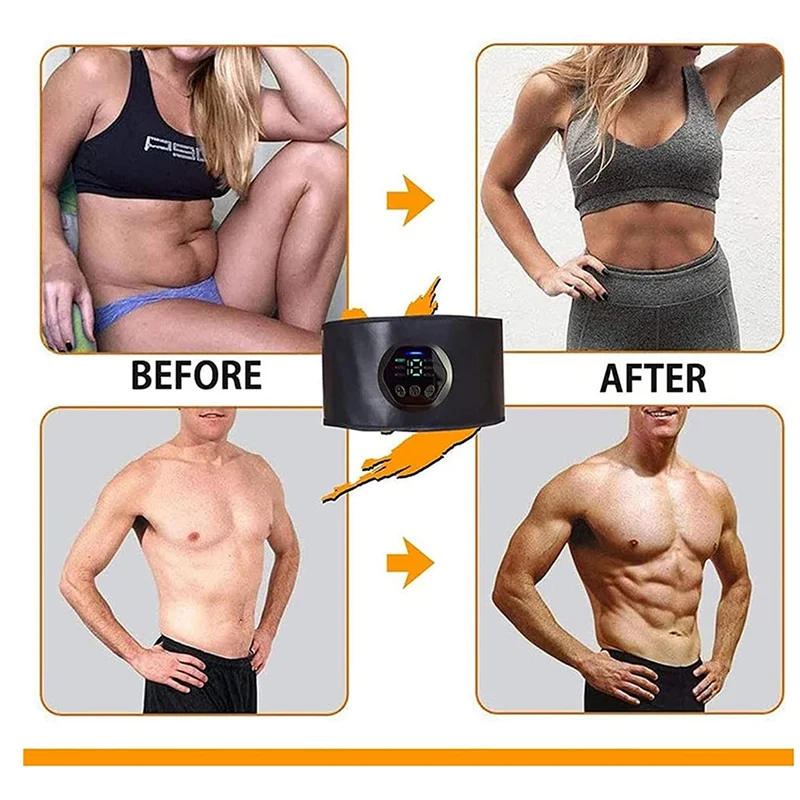 

Muscle Toner ABS Training Workout Belt Body Abdominal Toning Gear