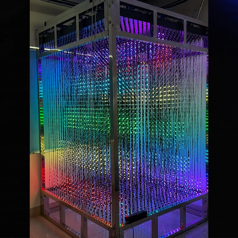 Magic 3D Matrix 4M High Pixel RGB Led Stage  Three-dimension Interactive  for Stage/Art/Shopping Malls/Museum/Events
