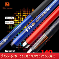 Little Monster-Professional Punch Cue, Carbon Technology Shaft, Carbon Fiber Jump Cue, Break Cue, 2 Pieces