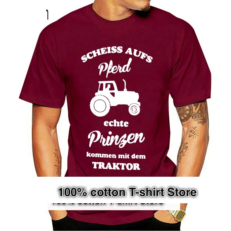 Echte Prinzen kommen mit dem Traktor - Herren T-Shirt - Army - Fun