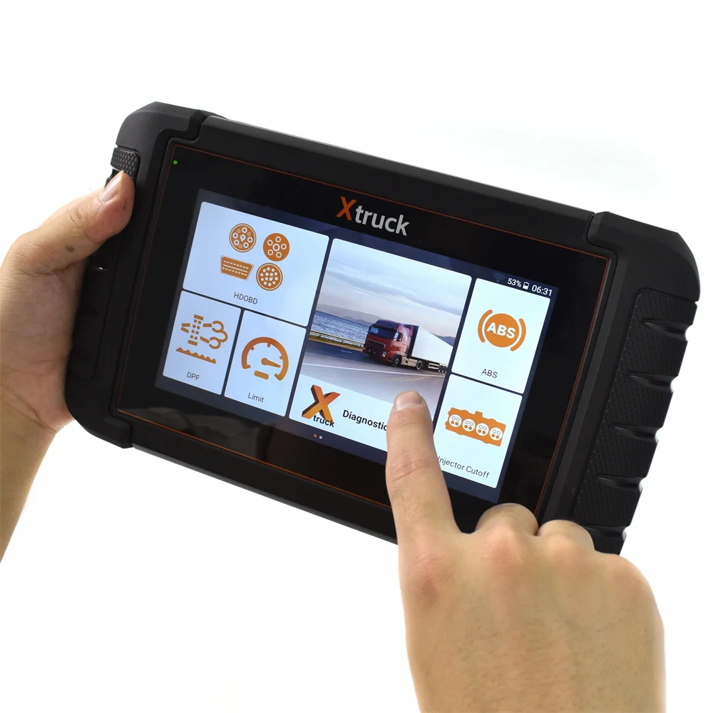 

Диагностический сканер для дизельных грузовиков Xtruck HD19 2025 и инструмент для сканирования тяжелых грузовиков для пикапов, грузовиков, автобусов