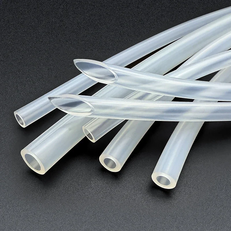 Transparent Silicone Peristaltic Pump Hose Non Toxic Food Grade ID 0.4-25.4mm Flexible Corrosion Resistant Tube for Laboratory