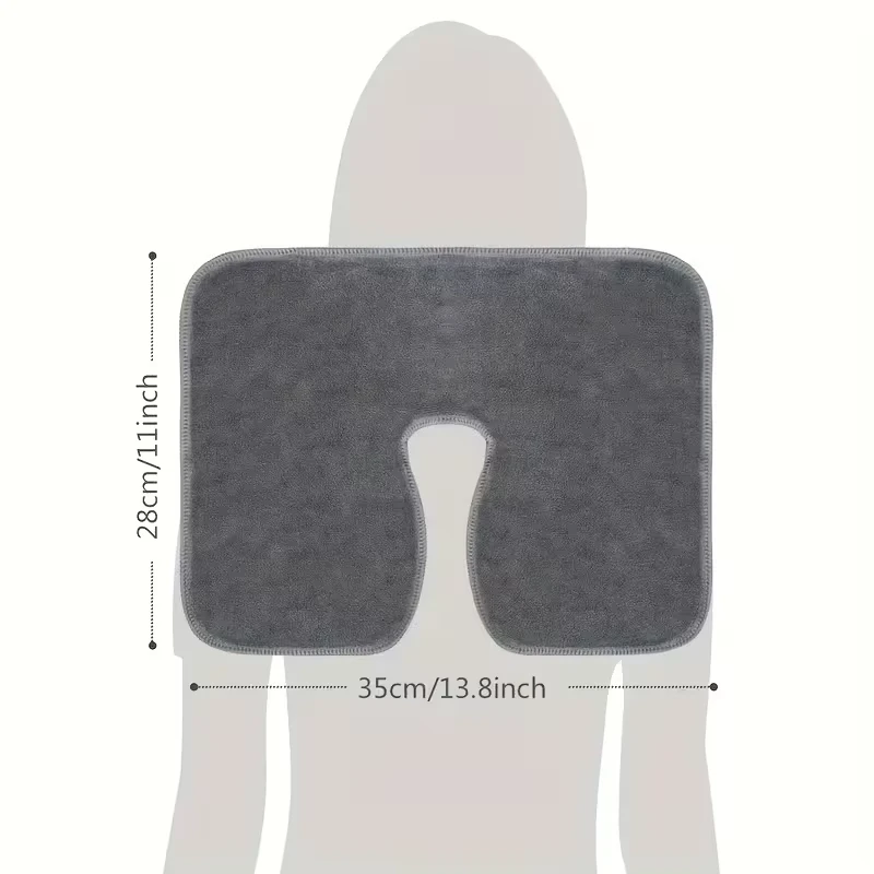 4Pcs-U-Shaped Cushion Towels for Use on Beauty Beds, Face-Down Pillows, Made of Ultra-Soft Coral Fleece Material, with Edge-Binding Technology, One Guest, One Replacement, Washable, Easy to Change, Suitable for Spa Centers, Beauty Salons, Clean and Hygienic, Easy to Replace and Use.