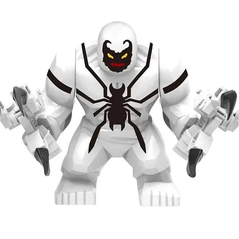 Brinquedos de blocos de construção, super-heróis da Marvel Thanos, Hulk Venom, Homem de Ferro, Homem-Aranha, bonecos de blocos de construção, presentes infantis