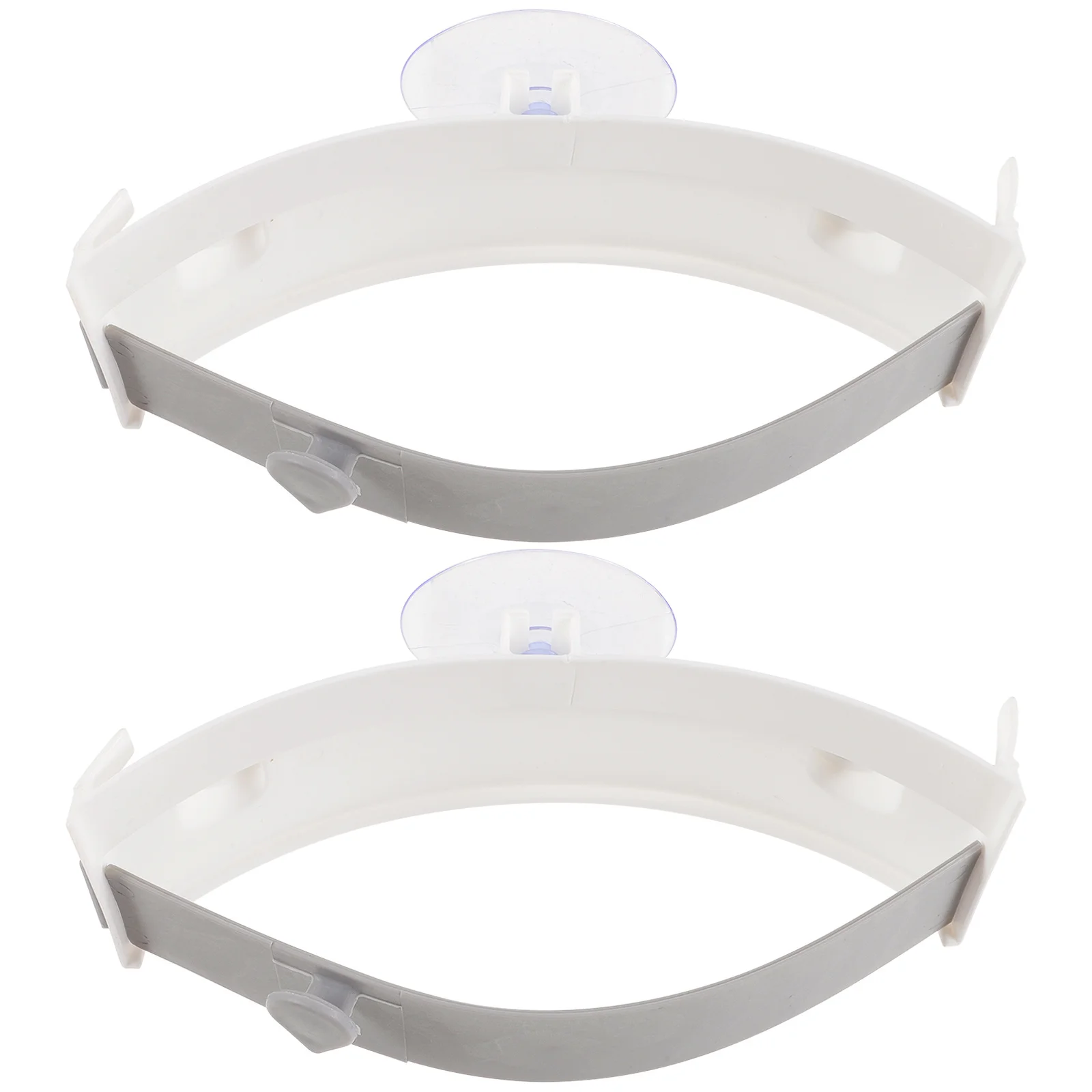 2Pcs Corner Sink Garbage Bag Holder Plastic Openable Drying Rack Kitchen Suction Cup Trash Bag Stand Adjustable