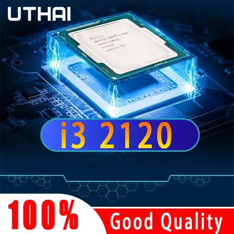 Used Disassembly For Intel Core I3 2120 CPU Dual-core 3.3GHz 3MB Cache LGA1155 I3 2120 Processor