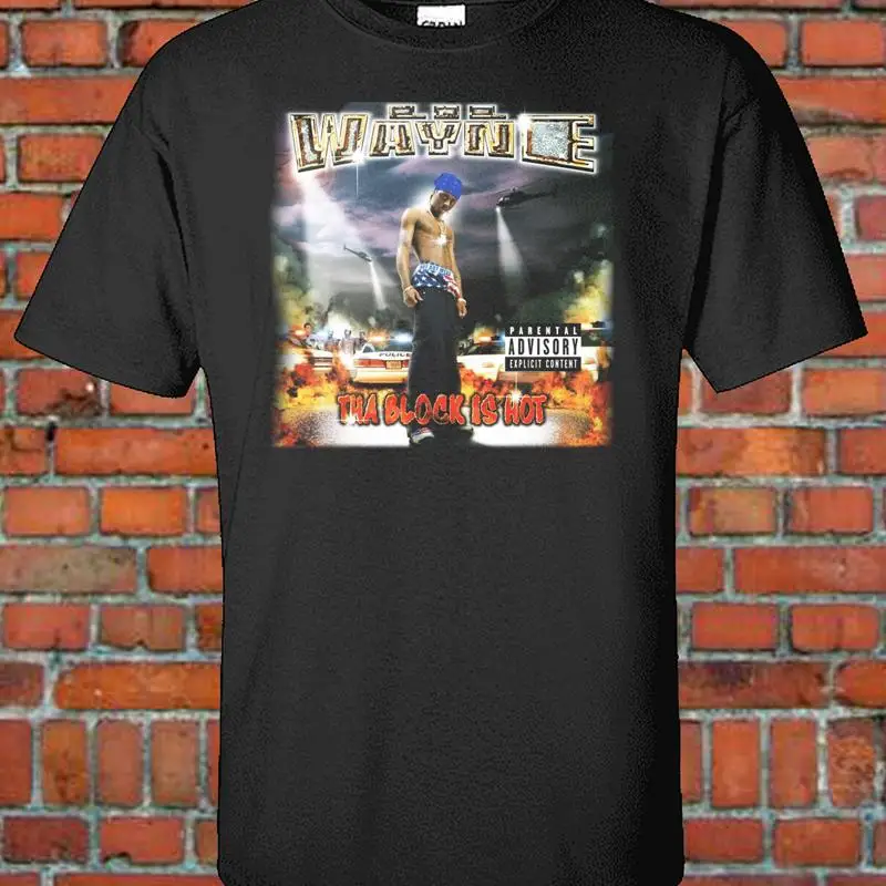 

Lil Wayne Tha Block Is Hot Album Cover T shirt Cash Money