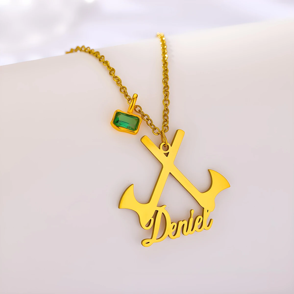 

Todorova Custom Name Stainless Steel Men Viking Warrior Axe Pendant Necklace Vintage Fashion Jewelry Accessory