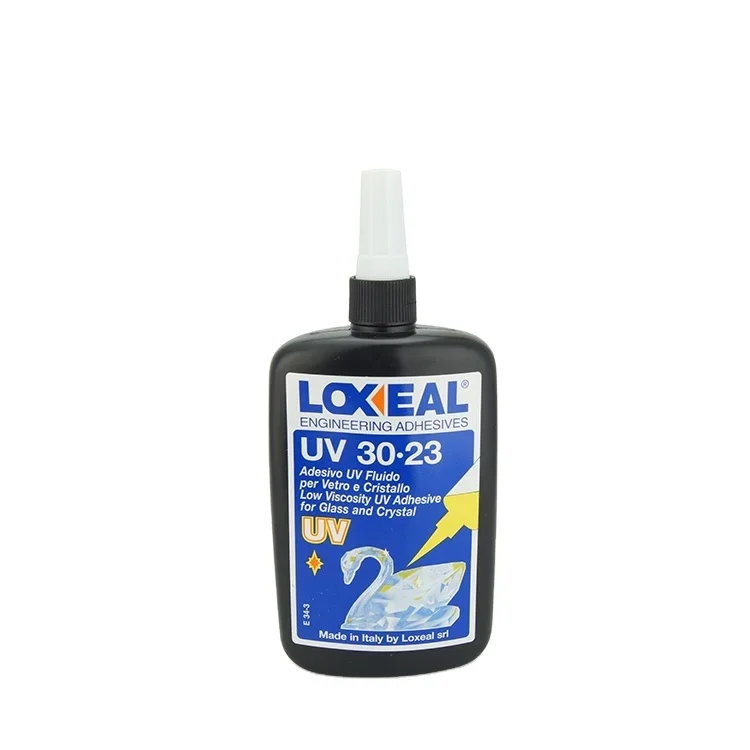 Good quality Italy Loxeal UV glue for glass to metal glass surface to edge UV glue(one bottle)