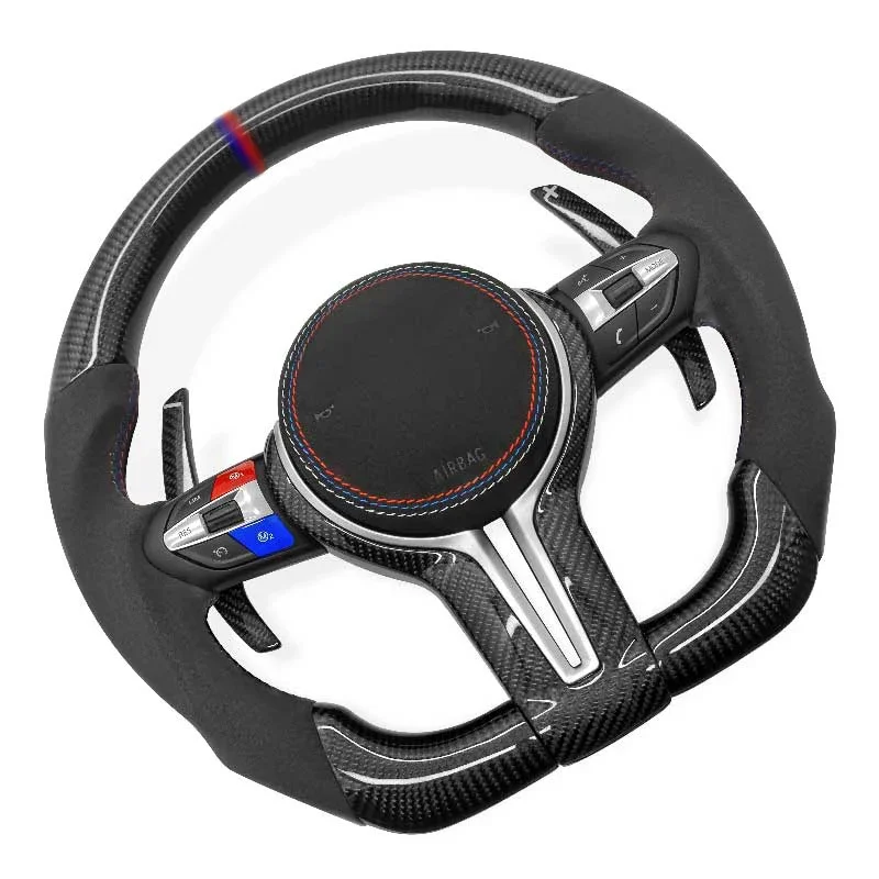 Carbon Fiber Steering Wheel for BMW F30 F10 F20 F21 F22 F23 F32 F33 F34 F36 F15 F16 F80 F82 M3 M6 Steering Wheel Car Accessories