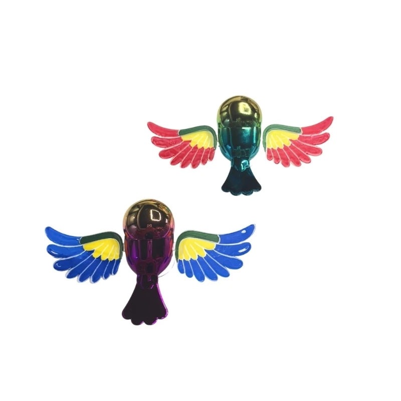 G7NA Automatisch flatternder Vogel-Fahrzeugornament, windaktiviertes Bewegungsdesign, dekoratives Zubehör für den Außenbereich – Detail 7