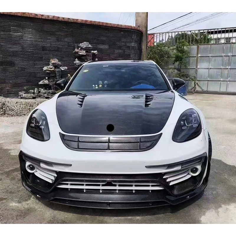 High-end Body Kit Customization2017-2023 Carbon Fiber Body Kit With Front Bumper Lip Spoiler And Fog Light Cut-Outs New Conditio