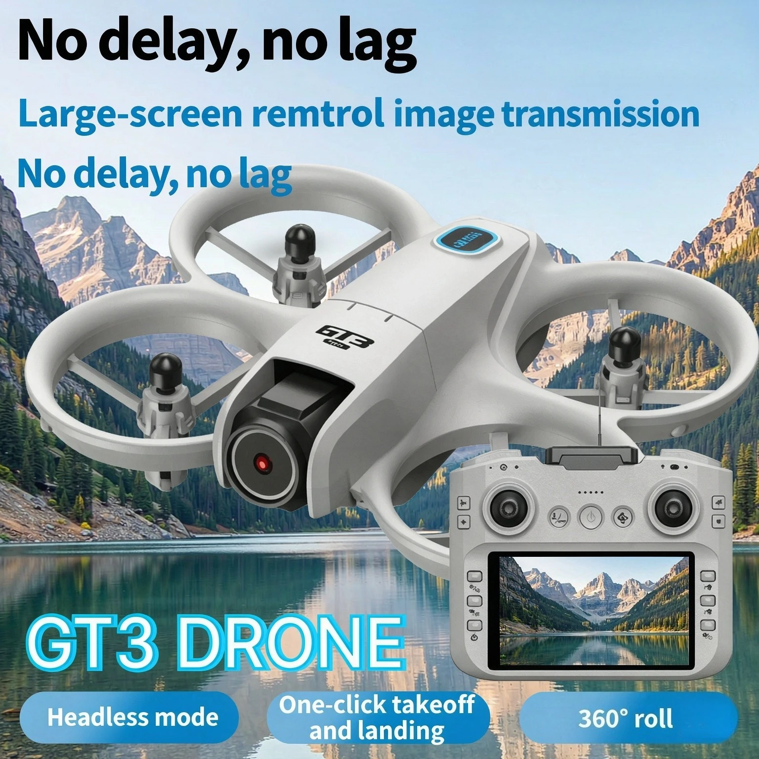 Original GT3 GPS Foldable RC Quadcopter Large Screen Remote 8K Dual 5G FPV Brushless Motor Omnidirectional Obstacle Avoidance