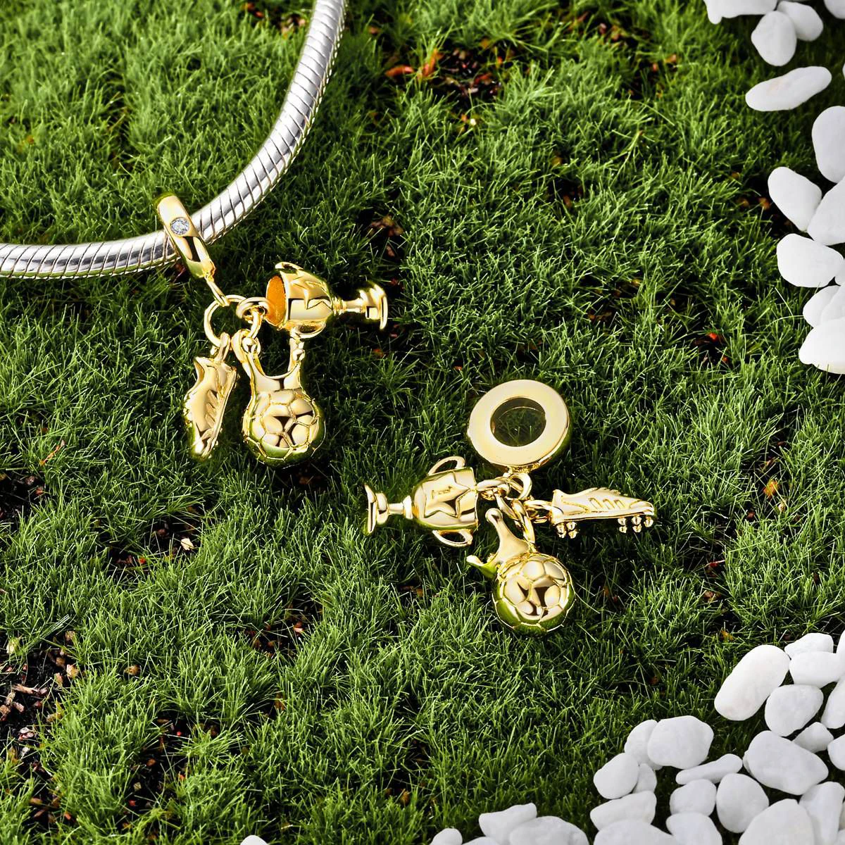 925 Sterling Silver Charms Beads Sports Series Basketball Football Badminton Yoga Boxing Pendant Fit Bracelet DIY Woman Jewelry view 6