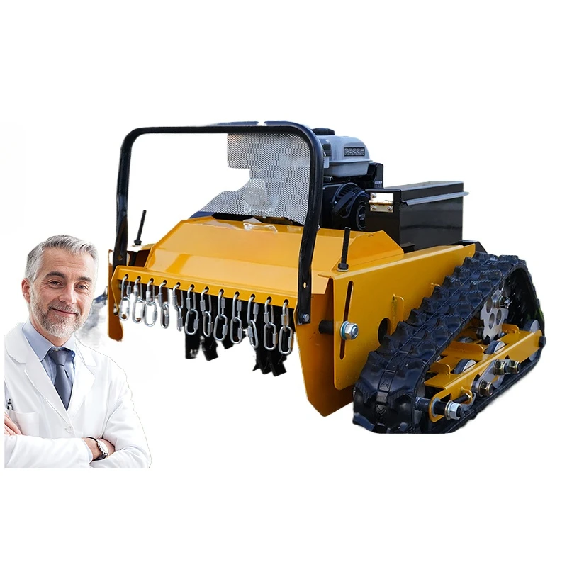 

Intelligent Remote Control Lawn Mower High Power Lawn Mower Crawler All Terrain Weeder Orchard Grass Shredder