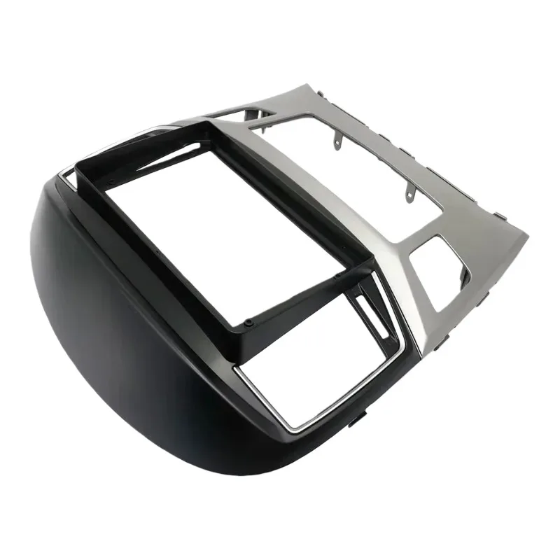 9 بوصة مشغل أسطوانات للسيارة الإطار الصوت داش مجموعات الكسوة فآسيا لوحة راديو لاعب شاشة 2 الدين لشركة هيونداي H1 Starex 2015-2018 عدة الإطار #4