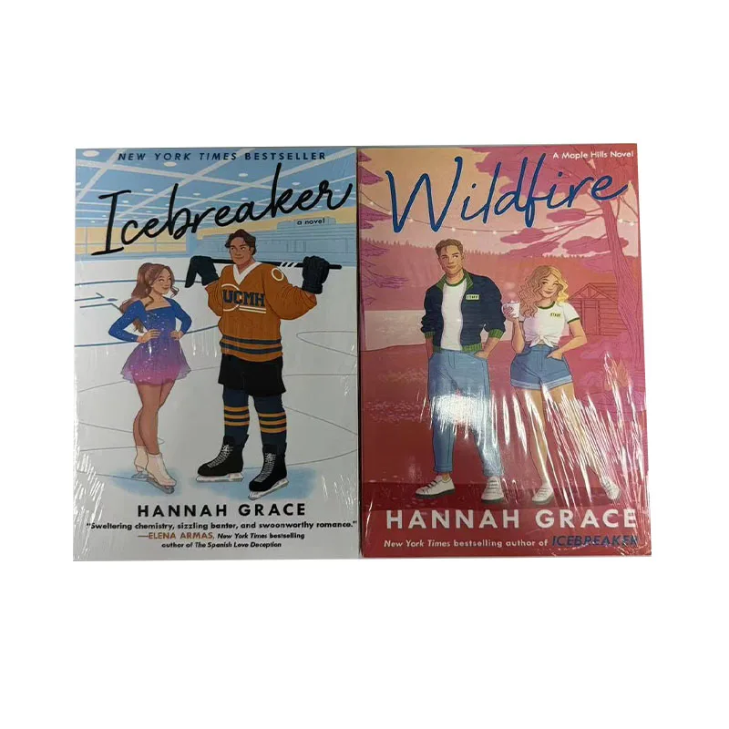 2 Books/Set By Hannah Grace Icebreaker and Wildfire Paperback English Novel Book