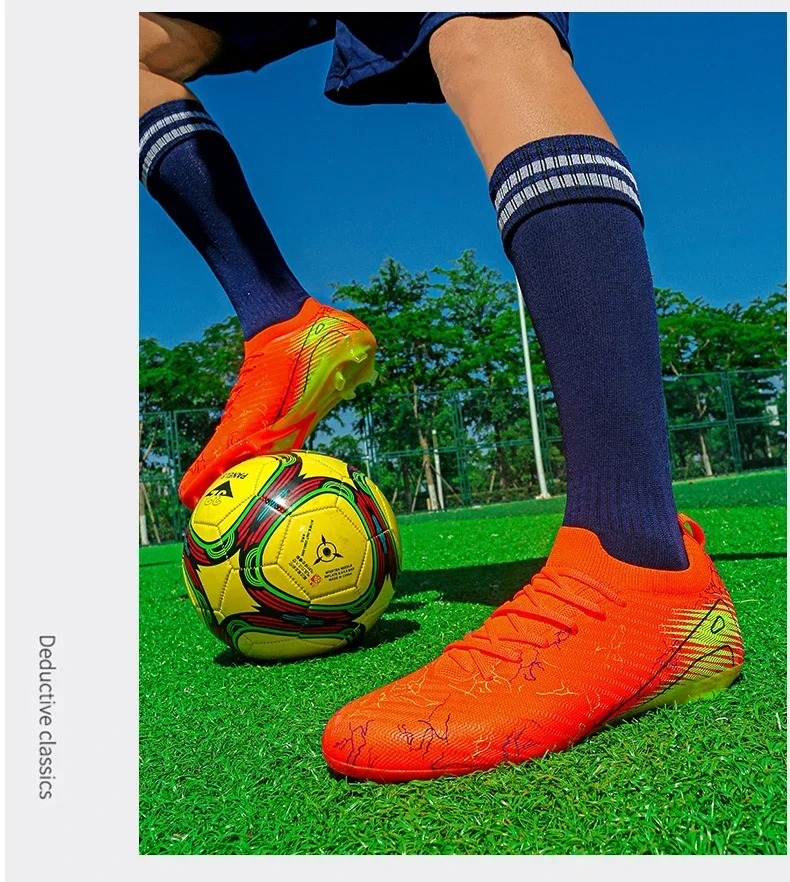 Neue Herren-Fußballschuhe FG Hochwertige Stollenschuhe Rutschfeste Sneakers Fußballschuhe Training Großhandel Dropshipping Unisex Erwachsene – Detail 21