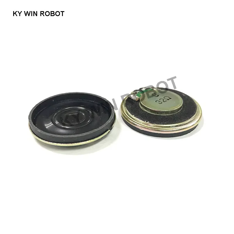 2 ピース/ロット新しい超薄型スピーカー 32 オーム 1 ワット 1 ワット 32R スピーカー直径 32 ミリメートル 3.2 センチメートル厚さ 6.5 ミリメートル