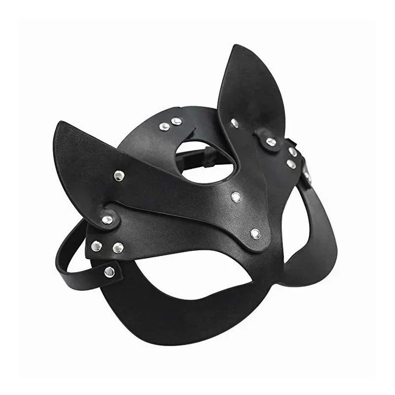 Leather Mask Cat Face Mask Party Princess Party Prom Mask Half Face Catwoman Mask