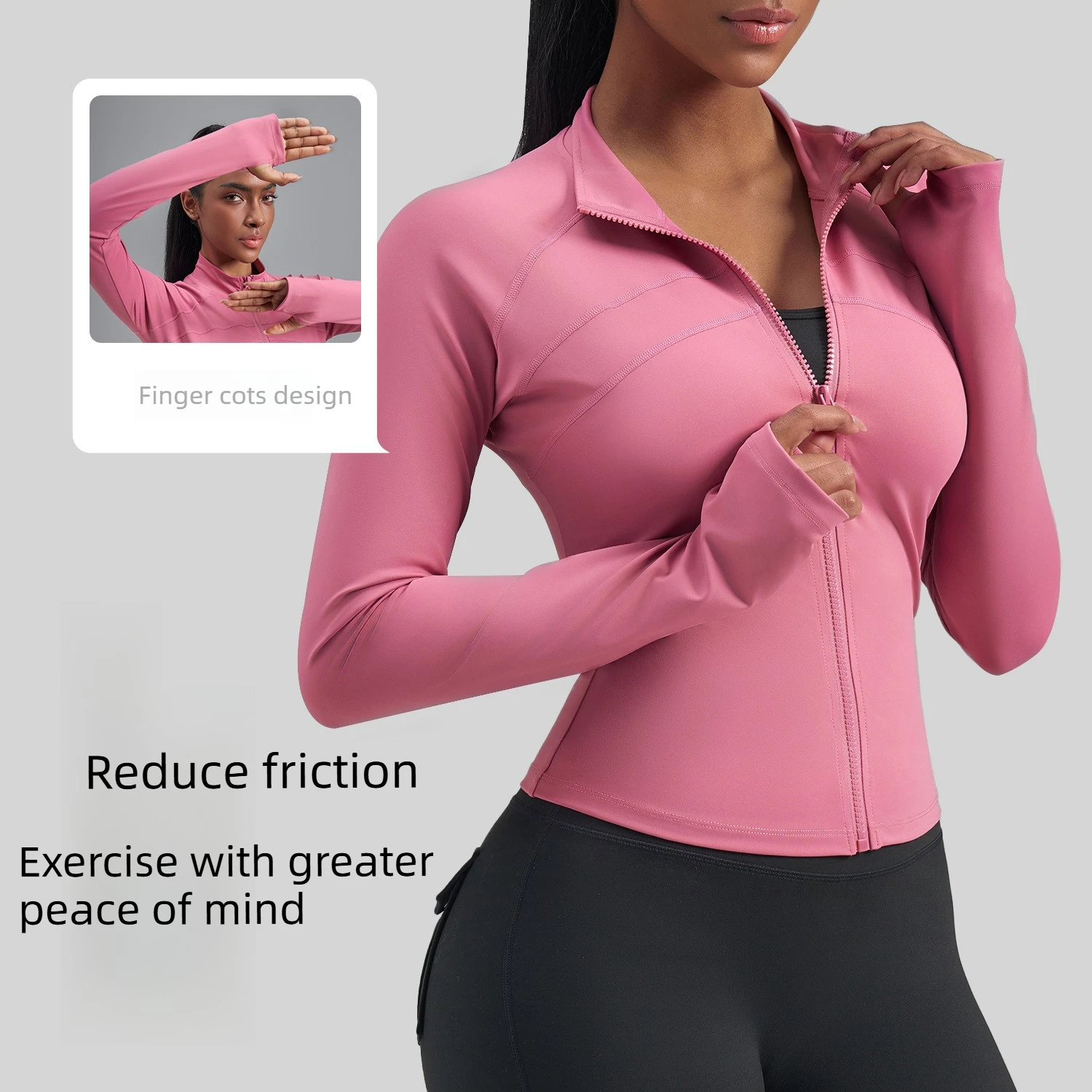 Women Plus Size Zip Sports Jac - Yoga Fitness Plus review and price