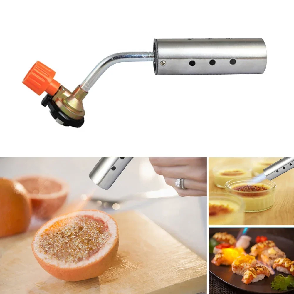 Welding Gas Torch Flame Gun High Temperature Butane Burner Outdoor Camping BBQ Flamethrower Lighter Heating Welding Equipment