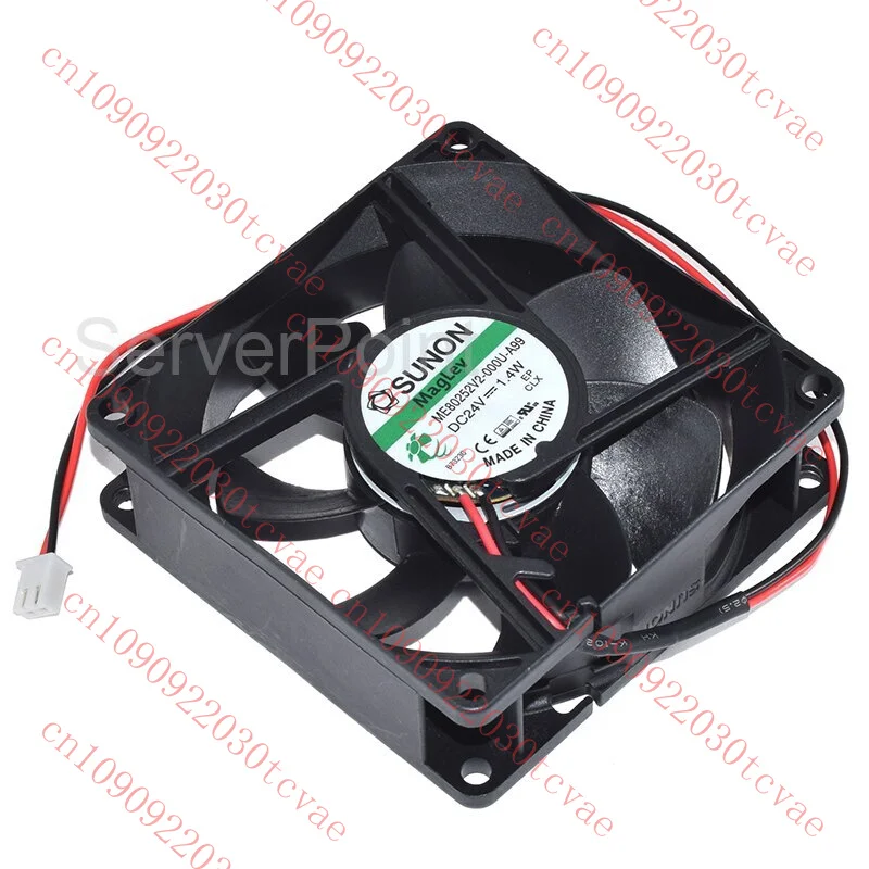 

Genuine New ME80252V2-000U-A99 DC24V 1.4W 2-Pin 8CM 8025 Cooling Fan