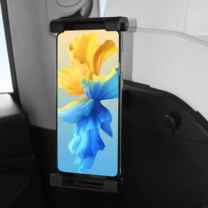 

Автомобильный держатель для телефона на заднем сиденье, ABS, подголовник, регулируемый мобильный телефон, черный опорный для 3 Y
