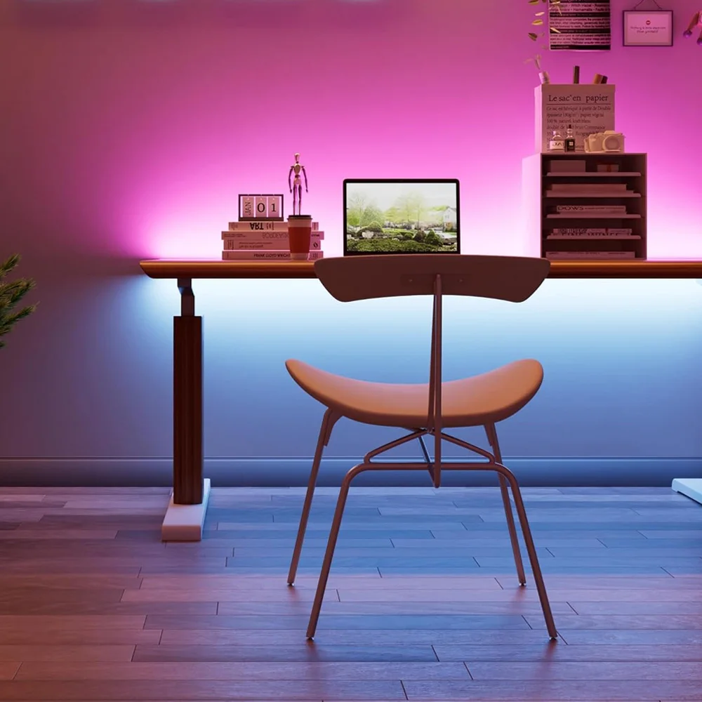 USB Tuya WiFi COB RGB شريط LED أبيض دافئ 5 فولت 1 متر 2 متر 3 متر 4 متر 5 متر عكس الضوء خزانة مرنة غرفة نوم لعبة ضوء الأب اليكسا جوجل المنزل