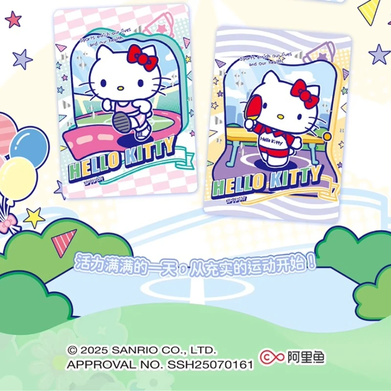 Carte ufficiali originali Sanrio Hello Kitty Fantasy Travel Polaroid Series Anime Regali per festival periferici Scatola originale giocattolo