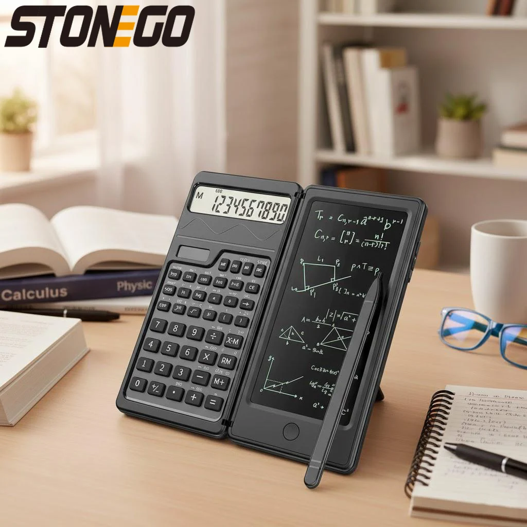 

Умный складной портативный солнечный калькулятор с нулем одним касанием и блокнотом для рукописного ввода для научного образования