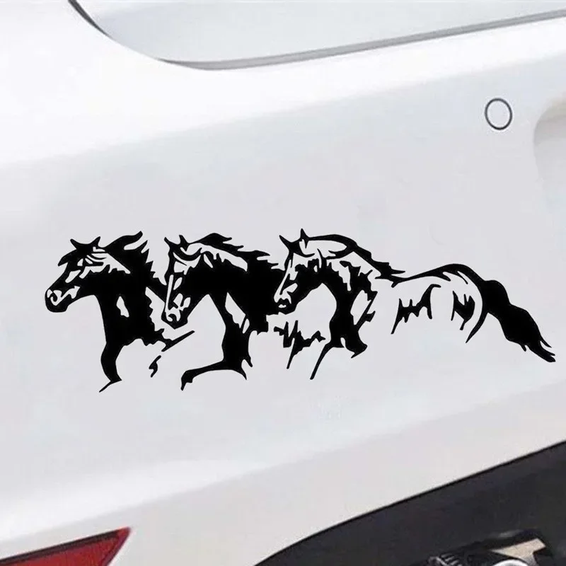 Car Sticker Running Horses Vinyl Waterproof Removable Decal Self-adhesive Car Auto Stickers Accessories