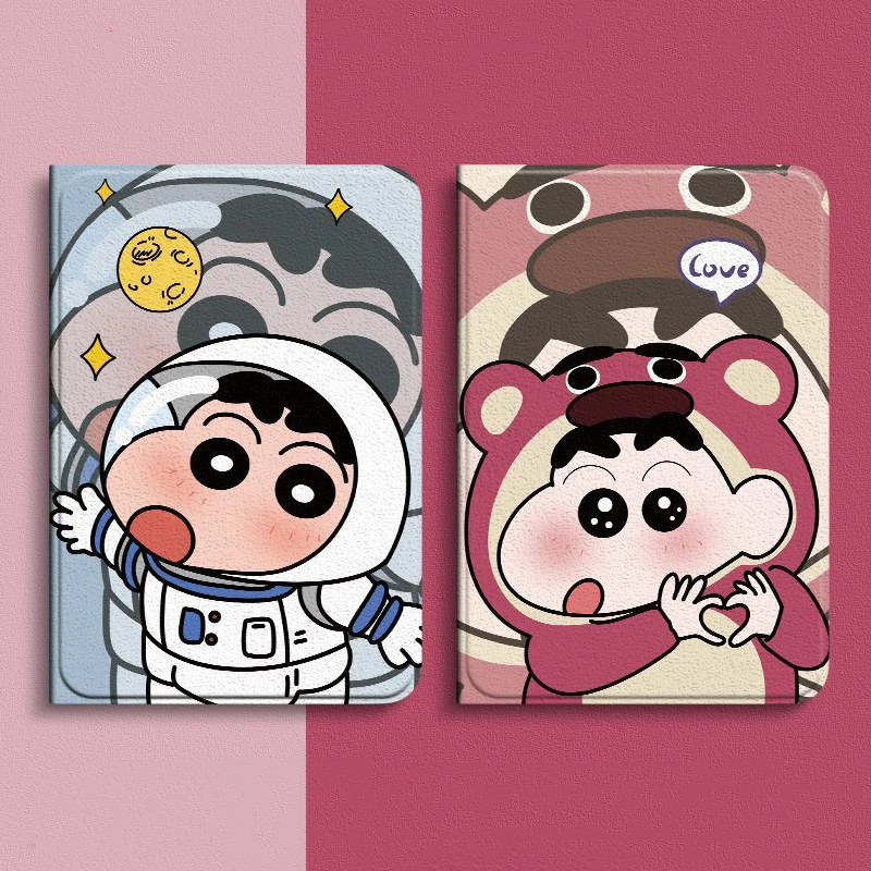 

Crayon Shin-Chan Case For Samsung Galaxy Tab S6 Lite 10.4 Tab S8 TabS9 Plus Stand Case for A8 X200 S7FE 12.4in Lotso Tablet Case