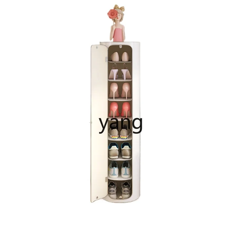 MMM rotating shoe cabinet entrance indoor living room home round intelligent disinfection shoe rack