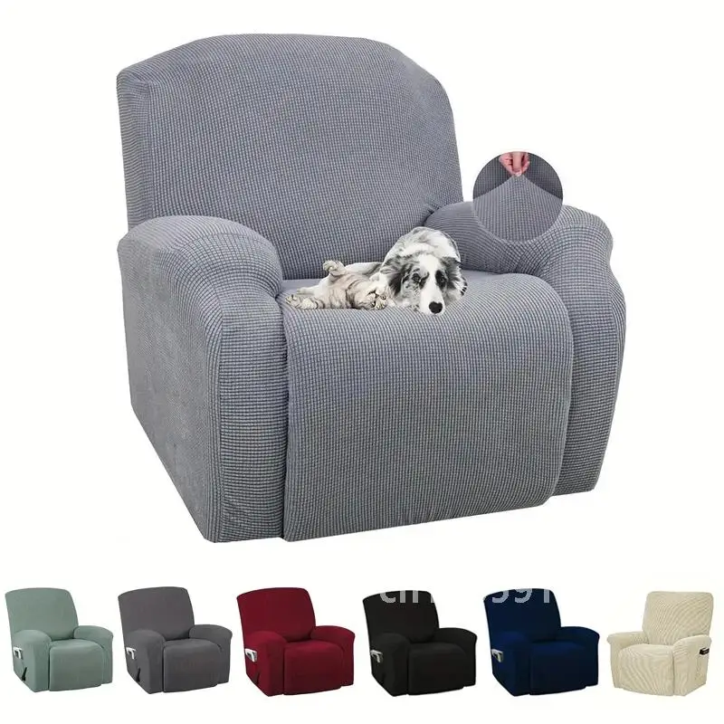 

Recliner Sofa Cover For Living Room Jacquard Couch Chair Cover Stretch Lazy Boy Relax Elastic Armchair Slipcover 1/2/3seater