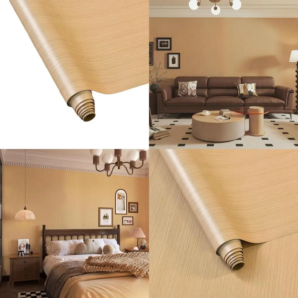 

Виниловая самоклеящаяся пленка под дуб 48x197 см, съемная, водонепроницаемая, для шкафов, стен и столешниц